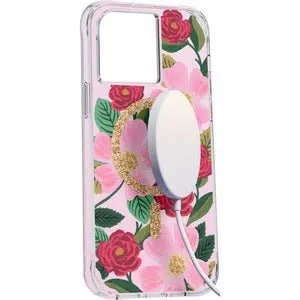 Rifle Paper Co. iPhone 14 Plus Phone Case, Rose Garden, MagSafe