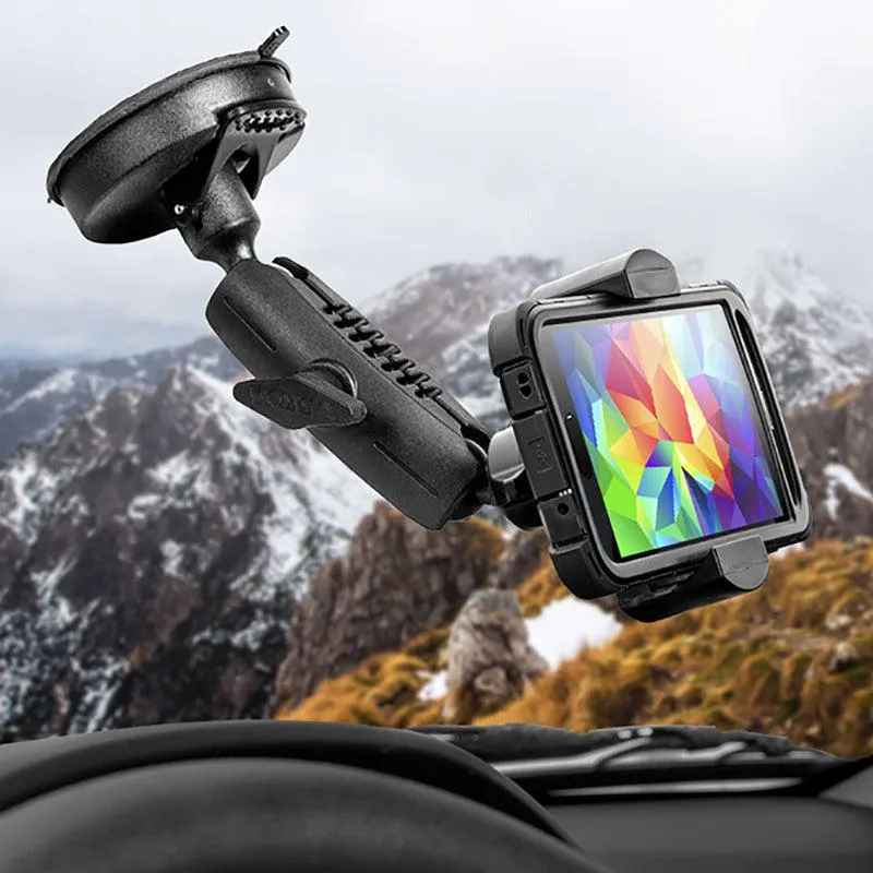 RoadVise® Phone Holder with Suction Mount and Adjustable Arm