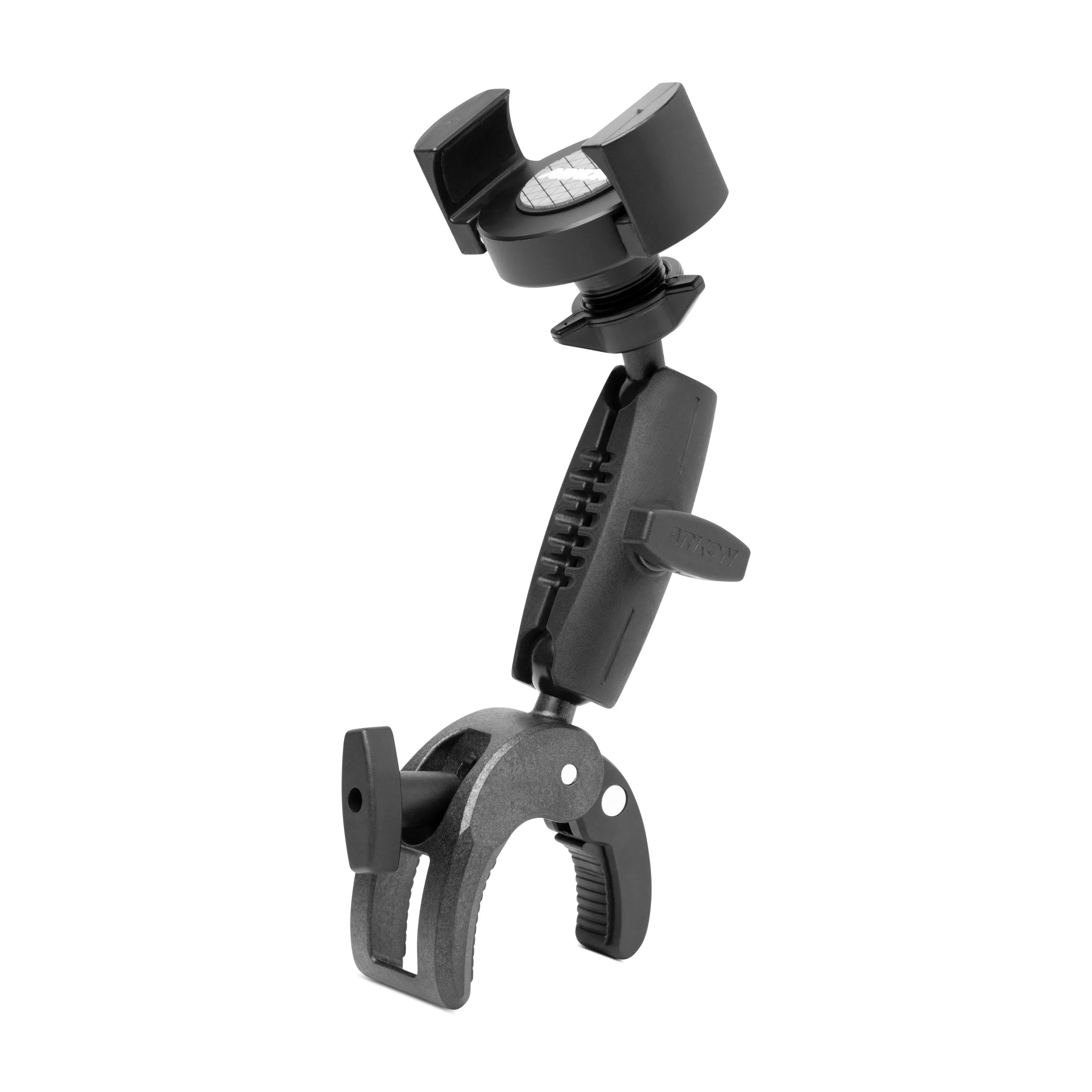 RoadVise® XL Robust Clamp Mount with Phone Holder and Security Knob Shaft