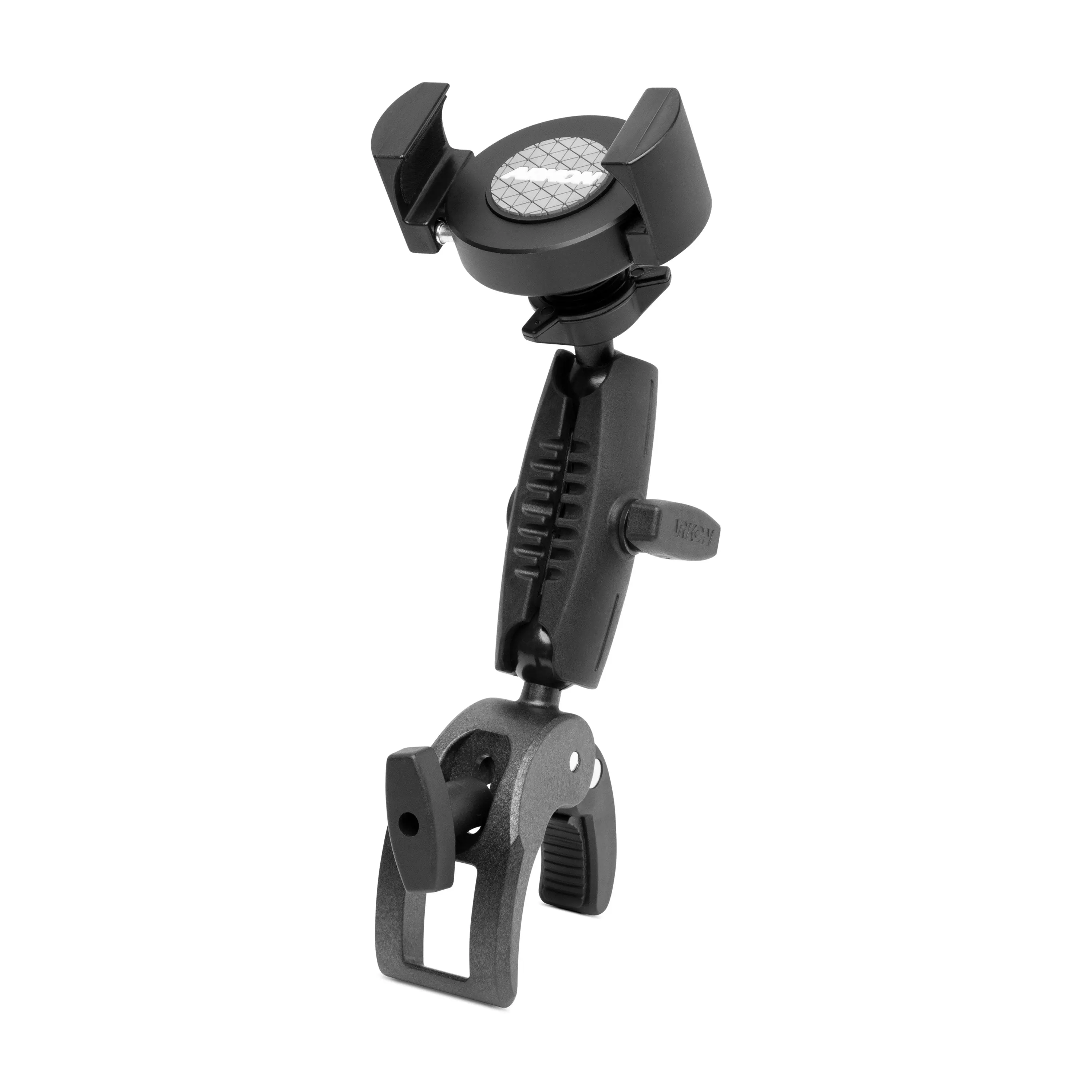 RoadVise® XL Robust Clamp Mount with Phone Holder and Security Knob Shaft