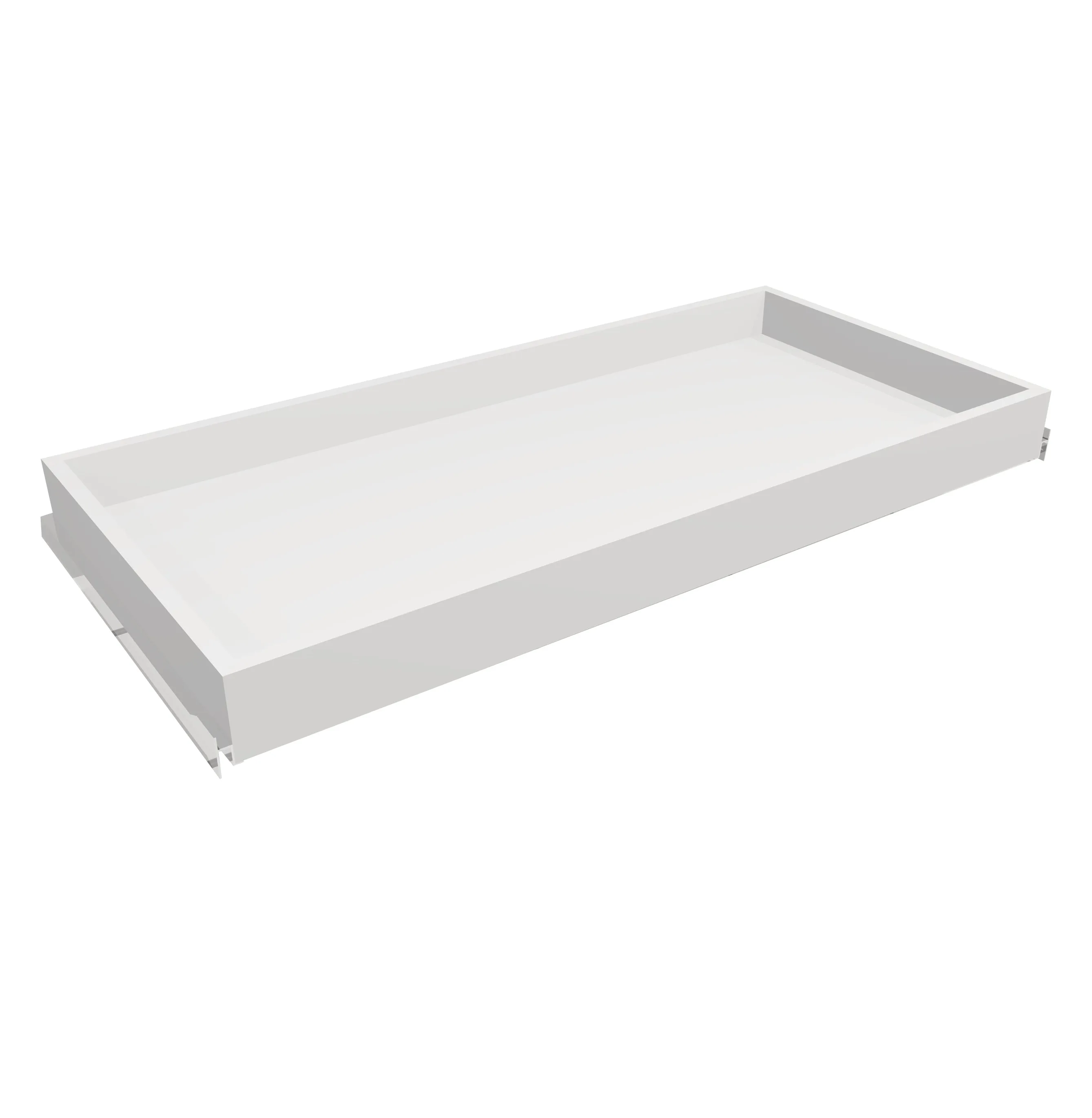 RTA - Glossy White - Roll Out Tray - Base Cabinet | 27" W