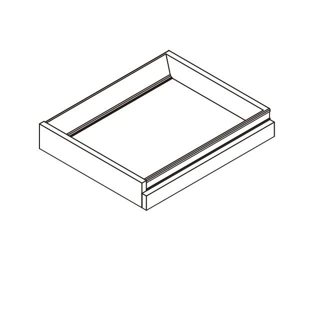 RTA - Glossy White - Roll Out Tray - Base Cabinet | 27" W