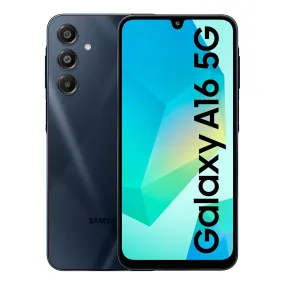 Samsung Galaxy A16 5G (Blue Black, 8GB RAM, 256GB Storage) | Super AMOLED | 50MP Triple Camera with Ultra Wide Lens | 6 OS & 6 Years Security Updates | IP54 | Tap & Pay | 5000mAh