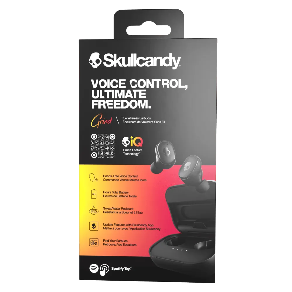 Skullcandy Grind True Wireless In Ear Headphones Black by Skullcandy