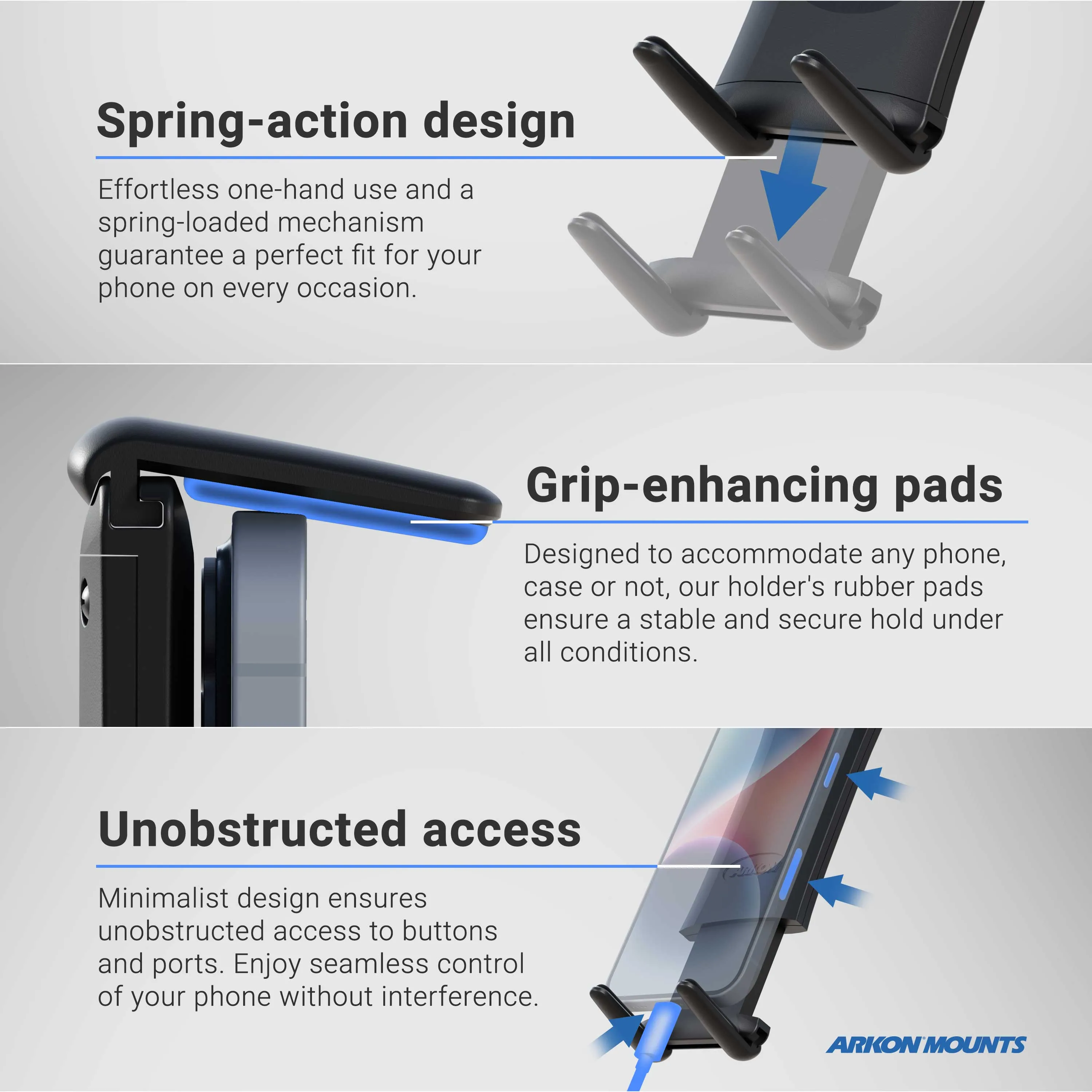 Slim-Grip® Ultra Windshield or Dash Phone Car Mount for iPad, Note, and more