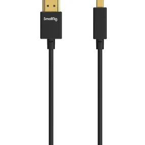 SmallRig Ultra-Slim 4K HDMI Data Cable (D to A) (55cm) 3043B