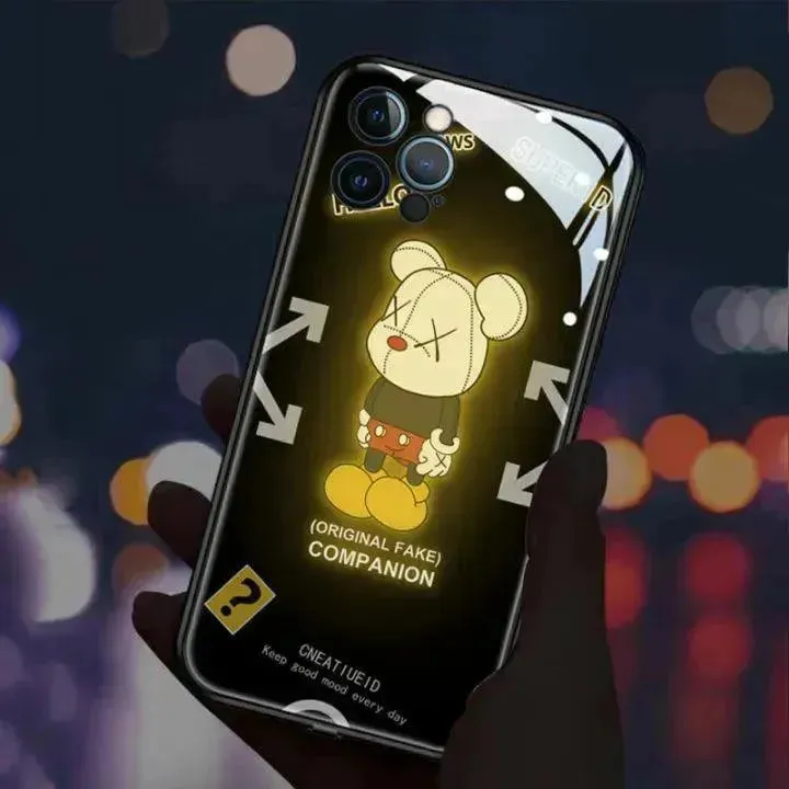 Space Bear Astronaut Glowing Smart LED Cover (For Samsung)