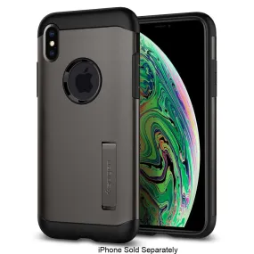 Spigen Gunmetal iPhone XS Max Case Slim Armor - 065CS24541