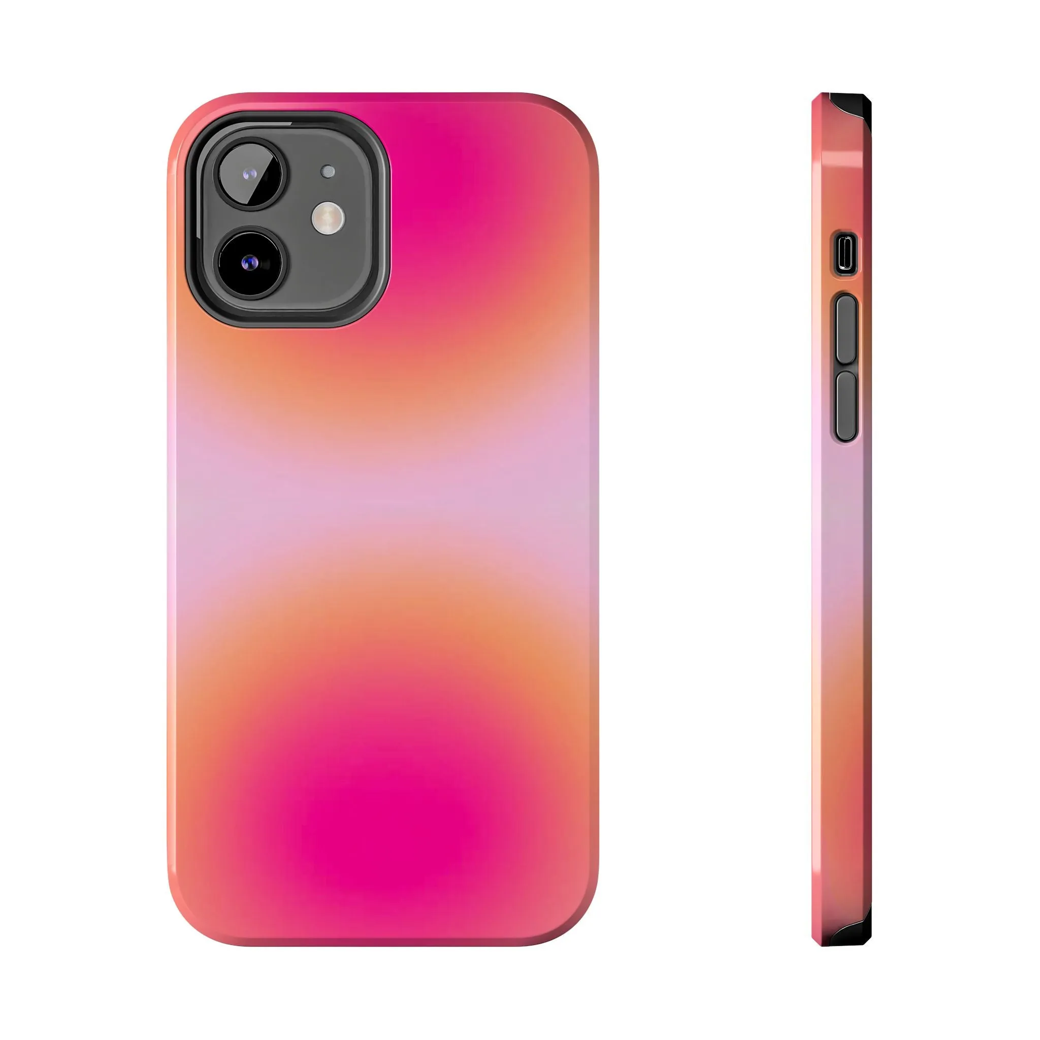 Sunset Glow Tough iPhone Cases with dual layer protection