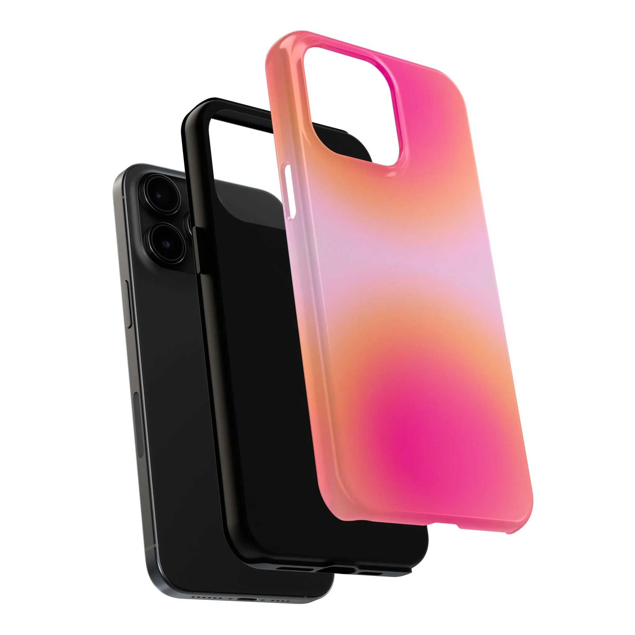 Sunset Glow Tough iPhone Cases with dual layer protection