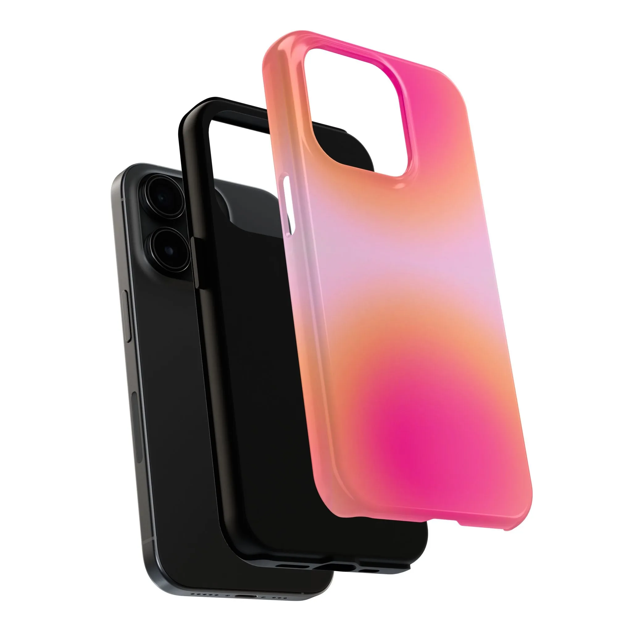 Sunset Glow Tough iPhone Cases with dual layer protection