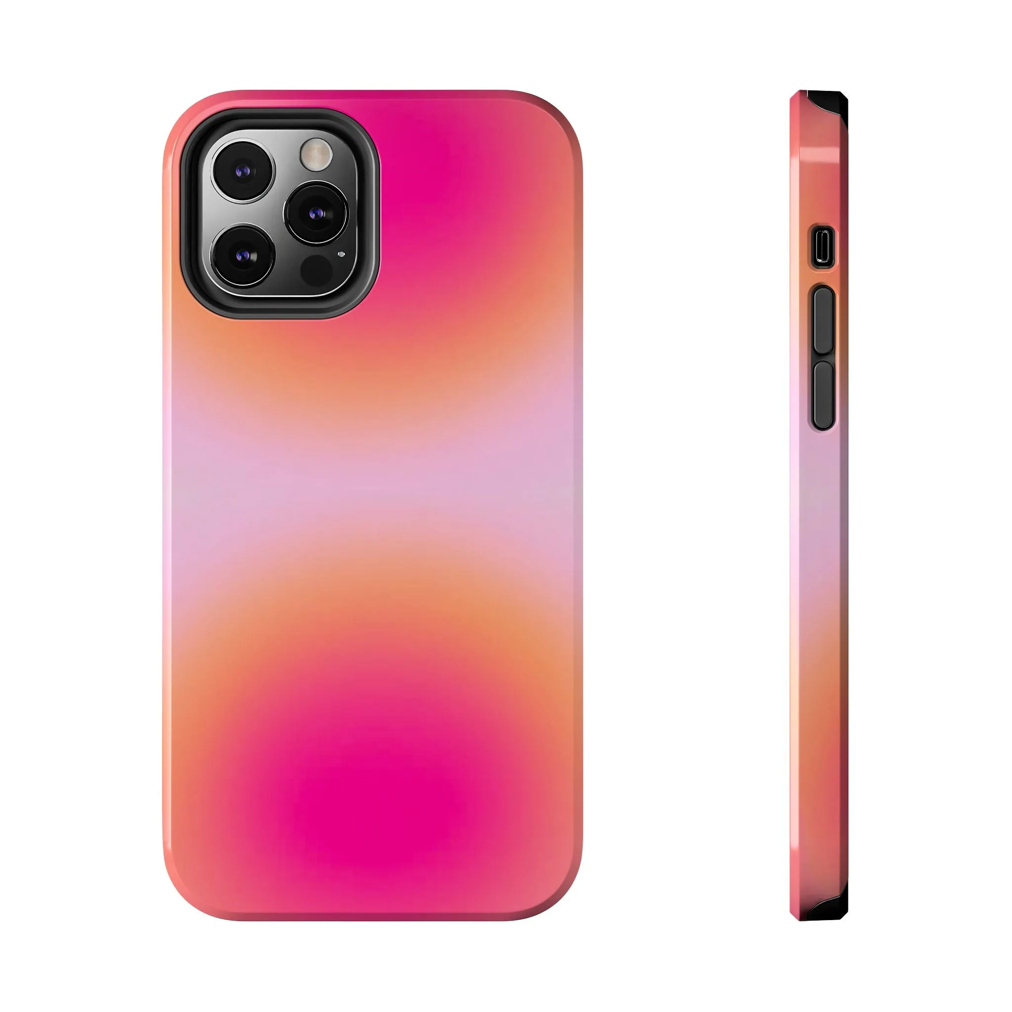 Sunset Glow Tough iPhone Cases with dual layer protection