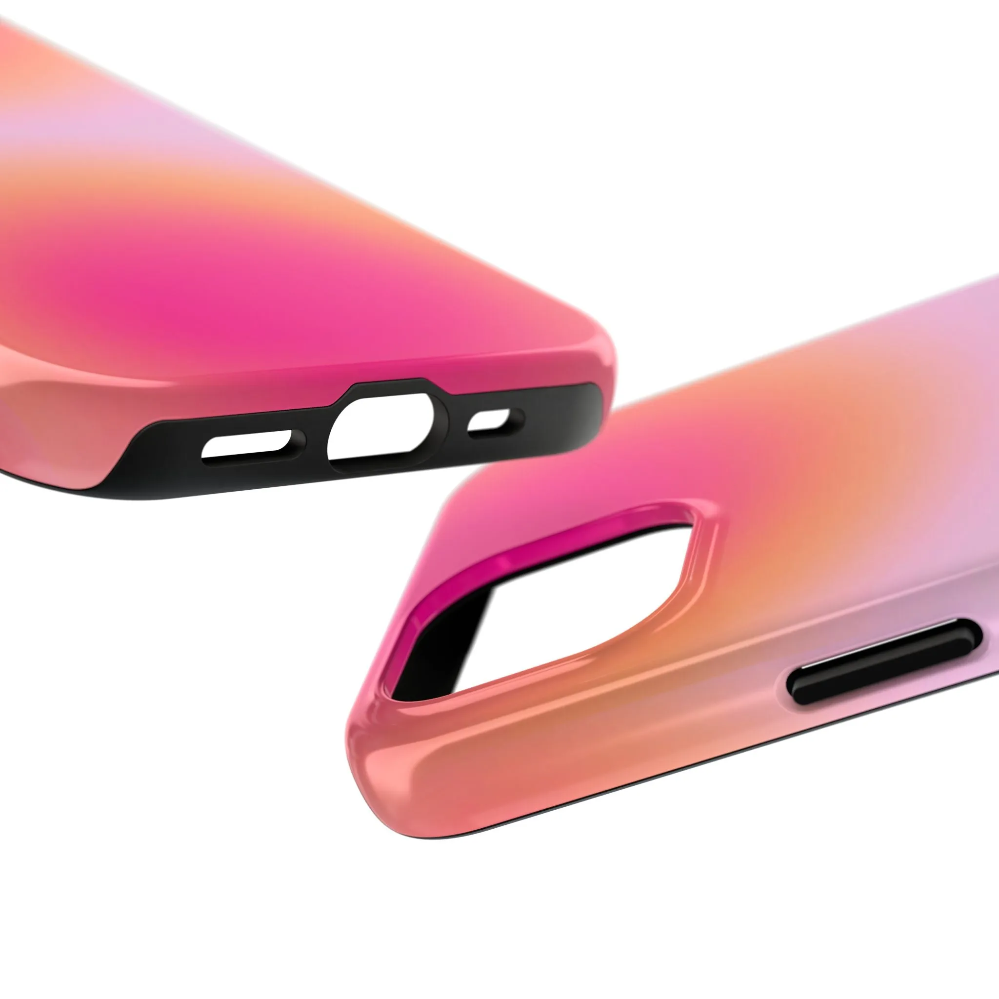 Sunset Glow Tough iPhone Cases with dual layer protection