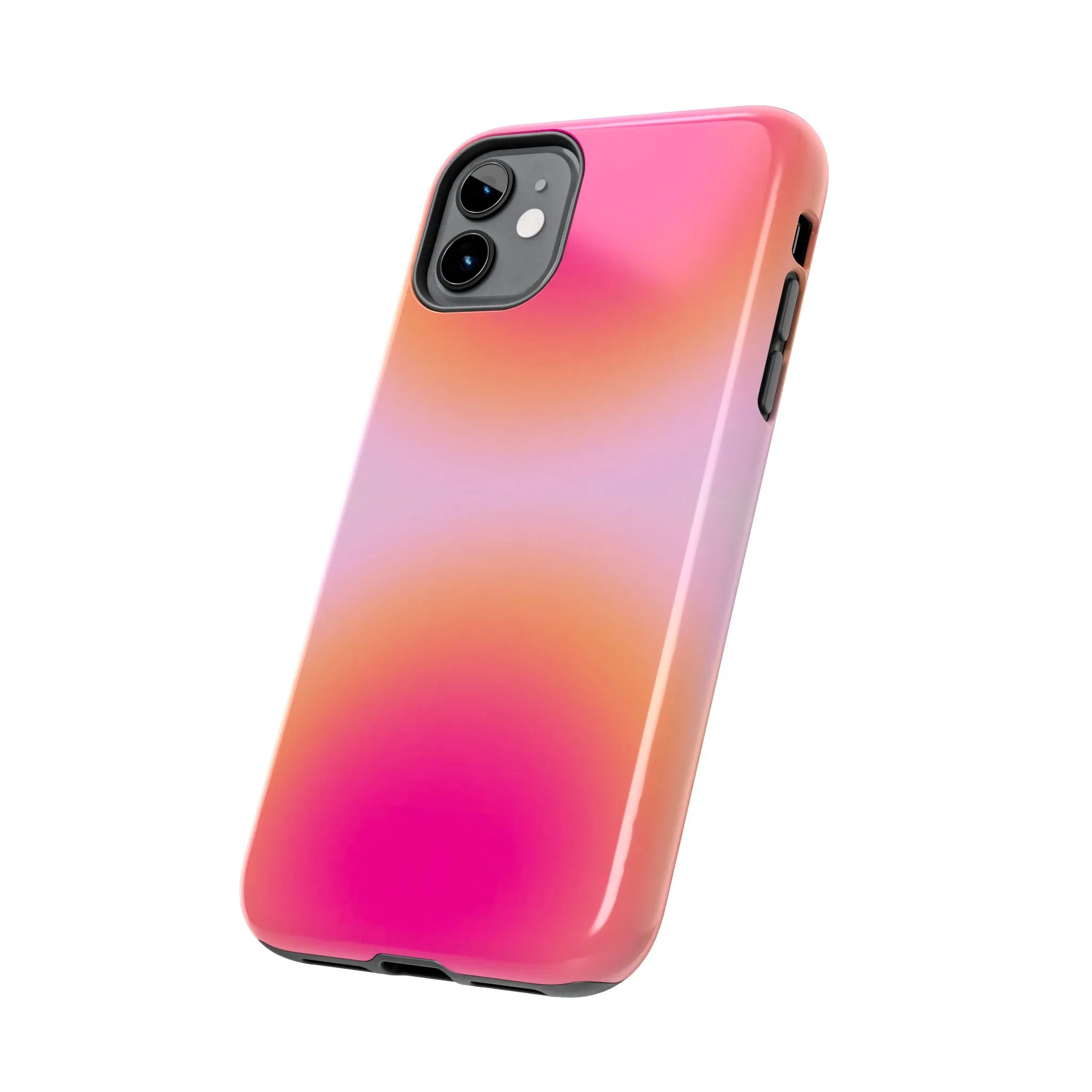 Sunset Glow Tough iPhone Cases with dual layer protection