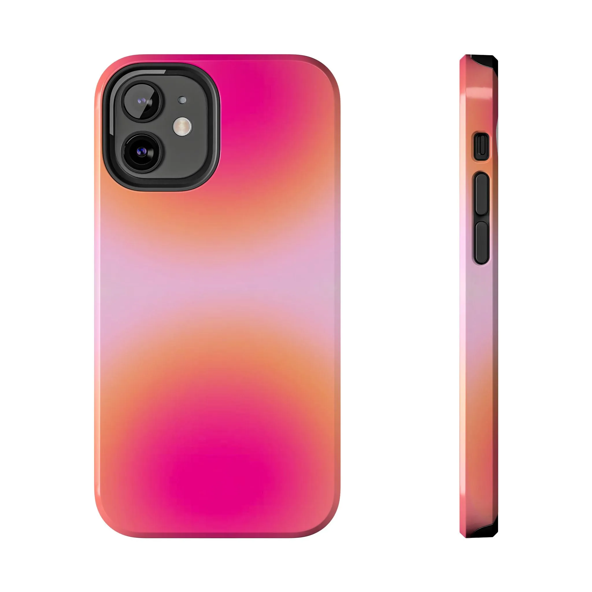 Sunset Glow Tough iPhone Cases with dual layer protection