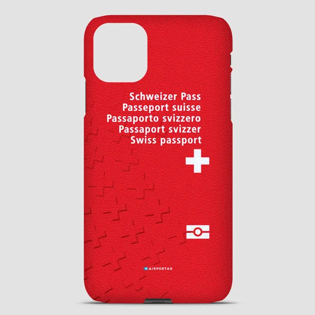 Switzerland - Passport Phone Case