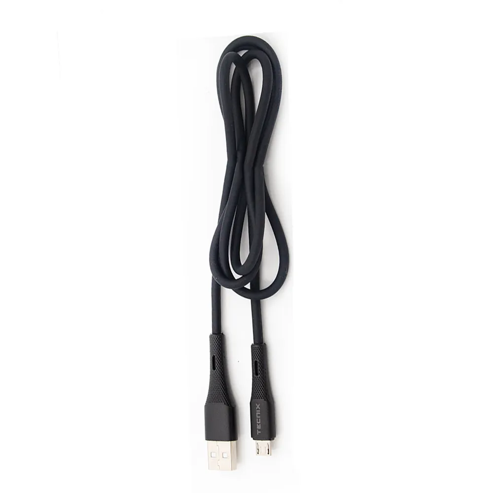 Tecnix 1m USB to Micro port Cable Black [CBL-835-M BK]