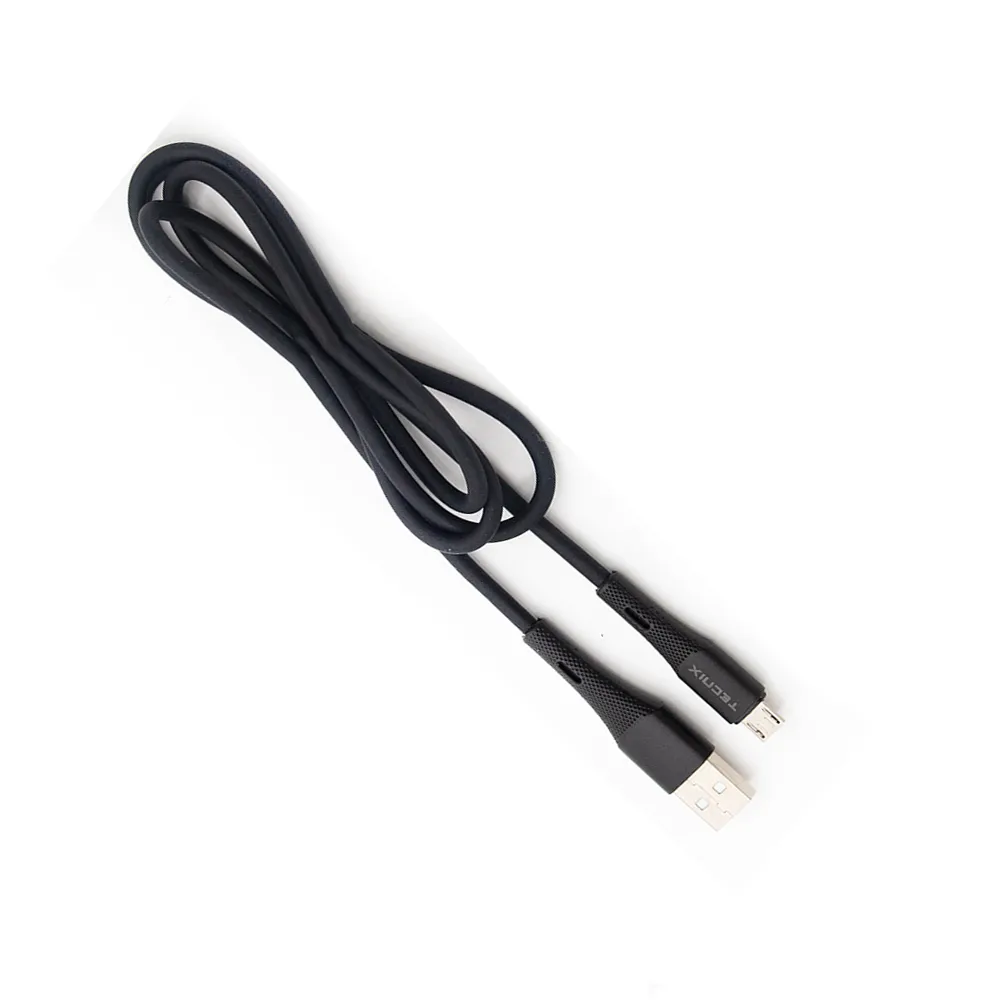 Tecnix 1m USB to Micro port Cable Black [CBL-835-M BK]