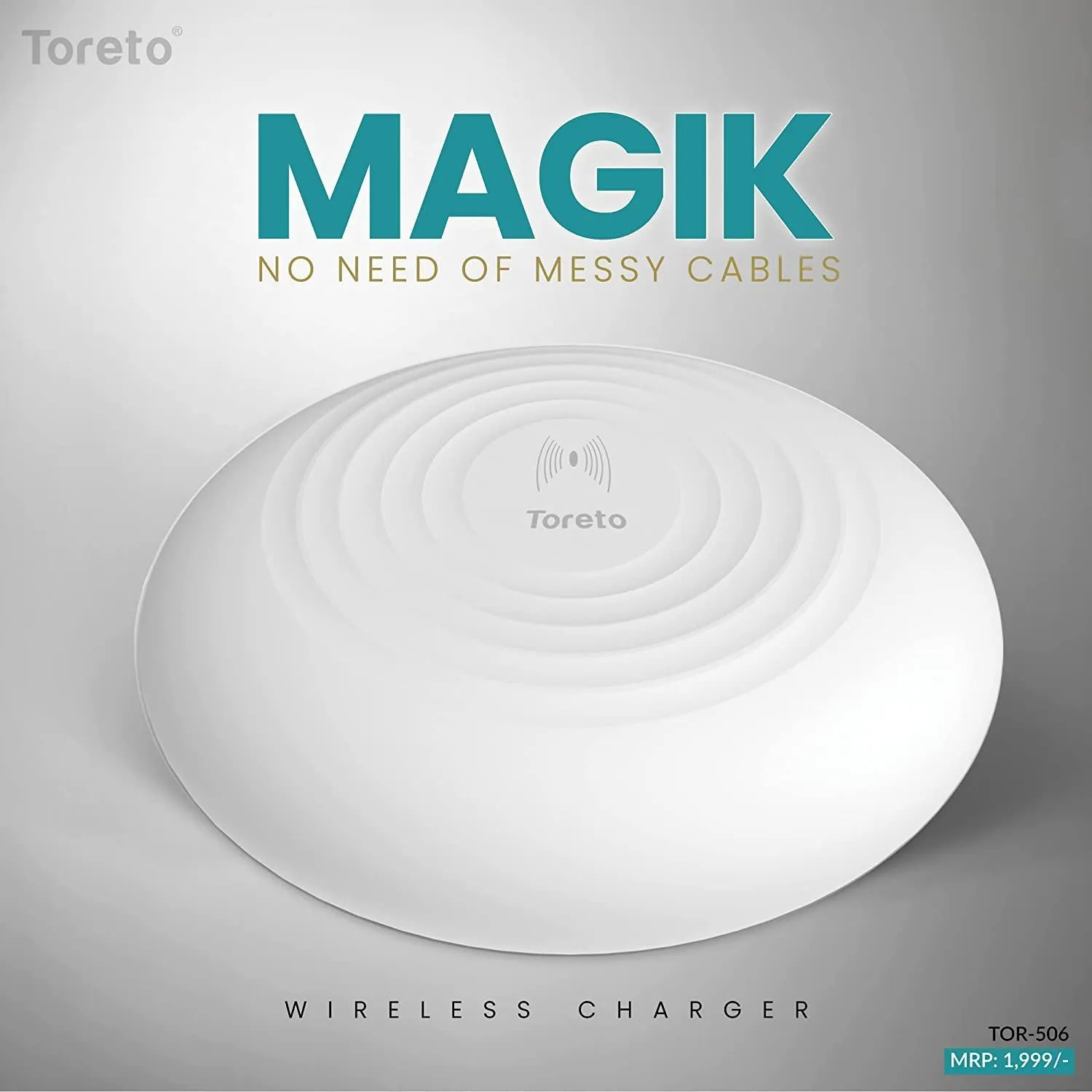 Toreto Magik Wireless Charger Tor-506 Original