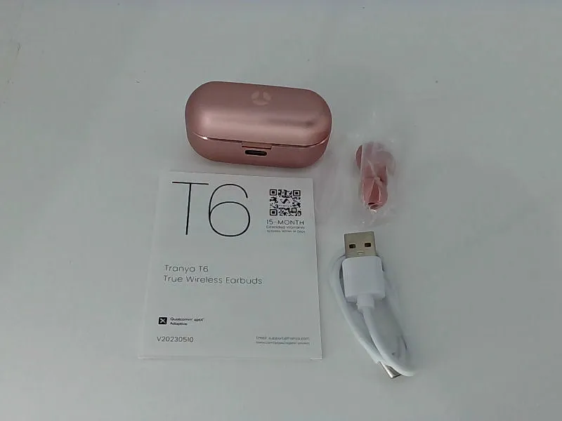 Tranya T6 Wireless Earbuds Color Pink Size No Size