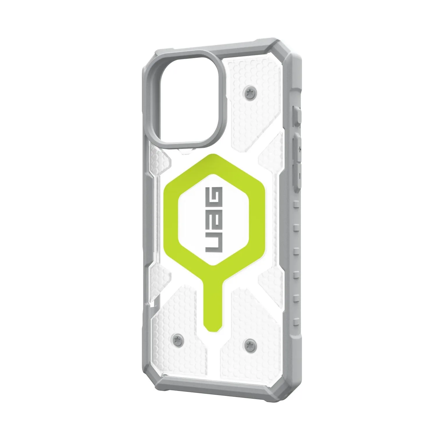 UAG Pathfinder Clear Magsafe Case - Apple iPhone 16 Pro Max - Neon (UAG-I16PM-PCLMN)