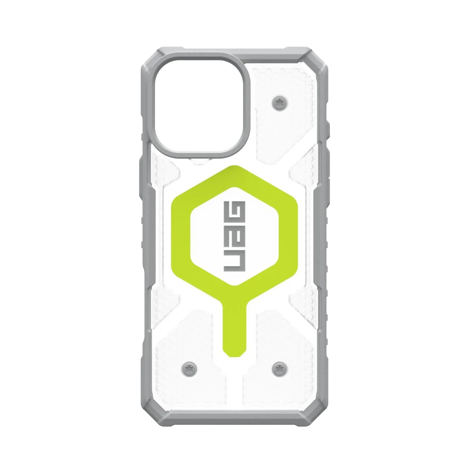 UAG Pathfinder Clear Magsafe Case - Apple iPhone 16 Pro Max - Neon (UAG-I16PM-PCLMN)