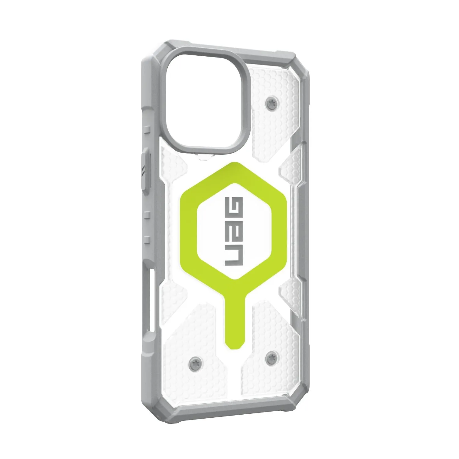 UAG Pathfinder Clear Magsafe Case - Apple iPhone 16 Pro Max - Neon (UAG-I16PM-PCLMN)