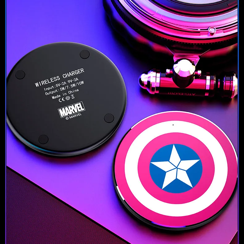 UKA Marvel Avengers 10W Fast Charging Pad Wireless Charger