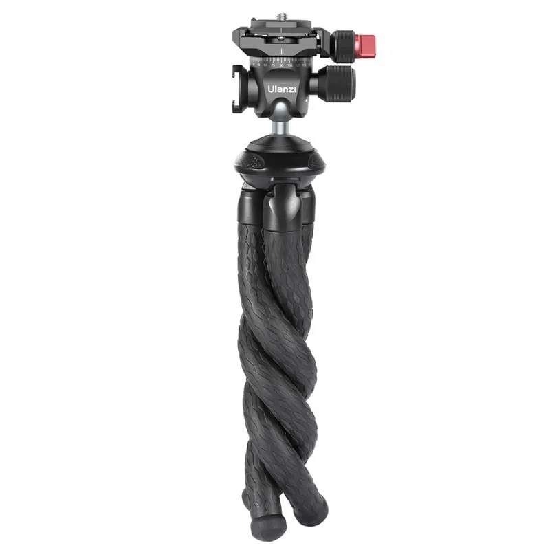 Ulanzi MT-35 Panoramic Octopus Flexible Tripod for Mobile DSLR Camera Phone Tripod with Ball Head Arca Swiss Quick Release Plate for Vlogging, Videos Photography, Live Streaming