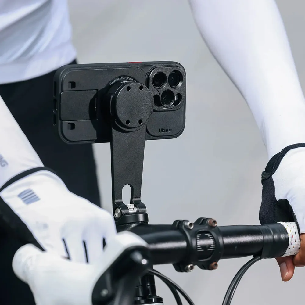 Ulanzi O-Lock II Bicycle Stem Smartphone Dock Mount with 90 Degree Adjustable Tilt and 2kg Max Load Capacity