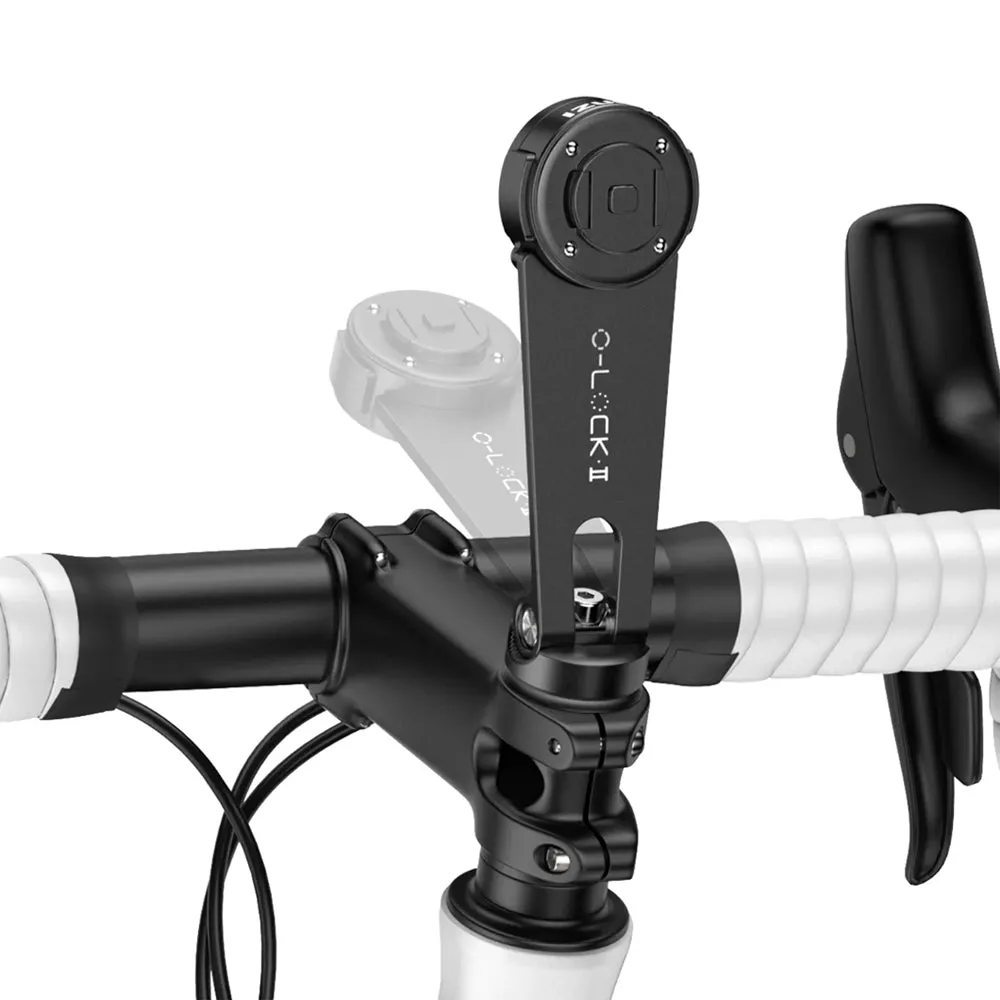 Ulanzi O-Lock II Bicycle Stem Smartphone Dock Mount with 90 Degree Adjustable Tilt and 2kg Max Load Capacity