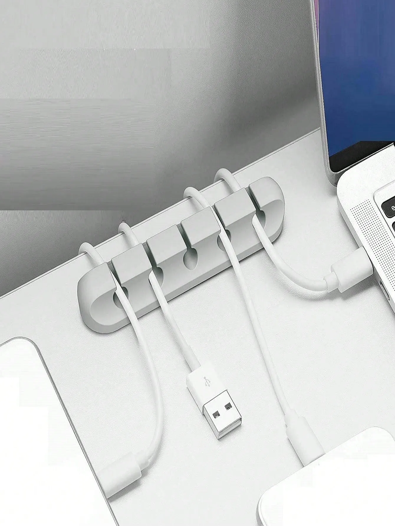 Universal Desktop Data Cable Fixing Clip