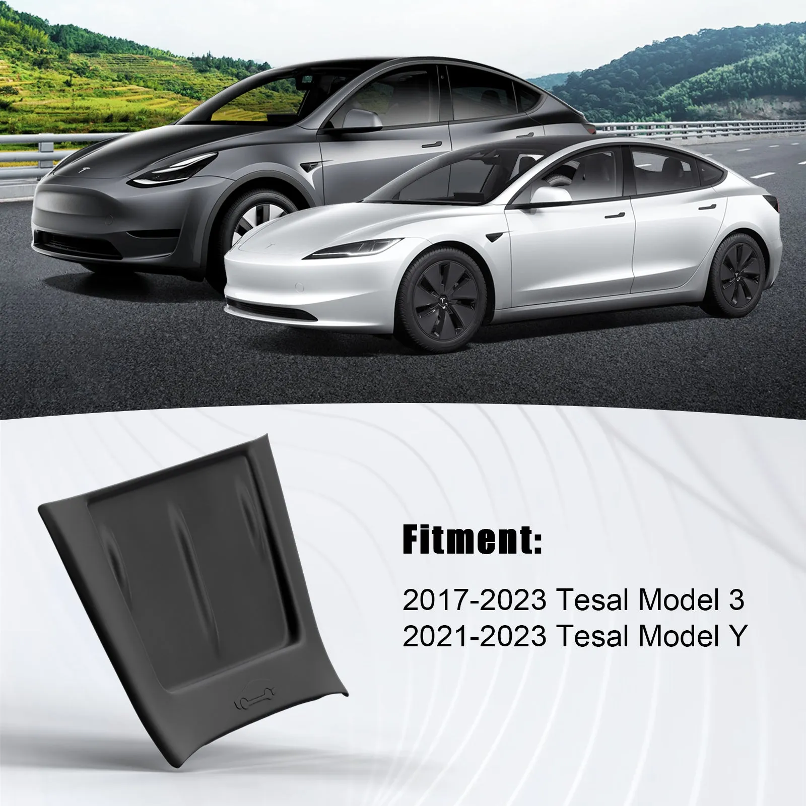 Upgrade Center Console Wireless Charger Silicone Mat for Tesla Model 3 Model Y