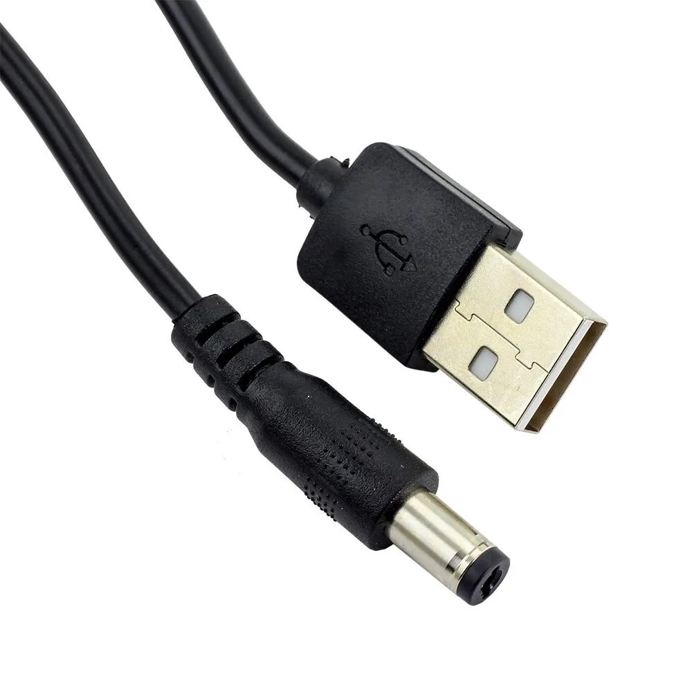 USB-B to  2.1mm Jack Cable, 5V, 2A