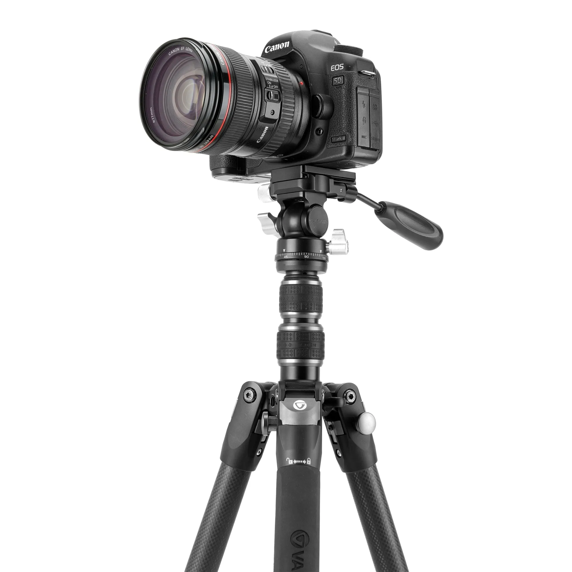 VEO 3T 265HCP Tall Carbon Travel Tripod with 2-way Pan Head - 6kg load capacity