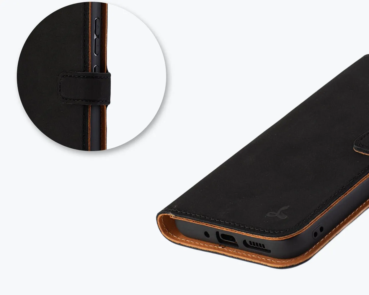 Vintage Leather Wallet - Samsung Galaxy A55