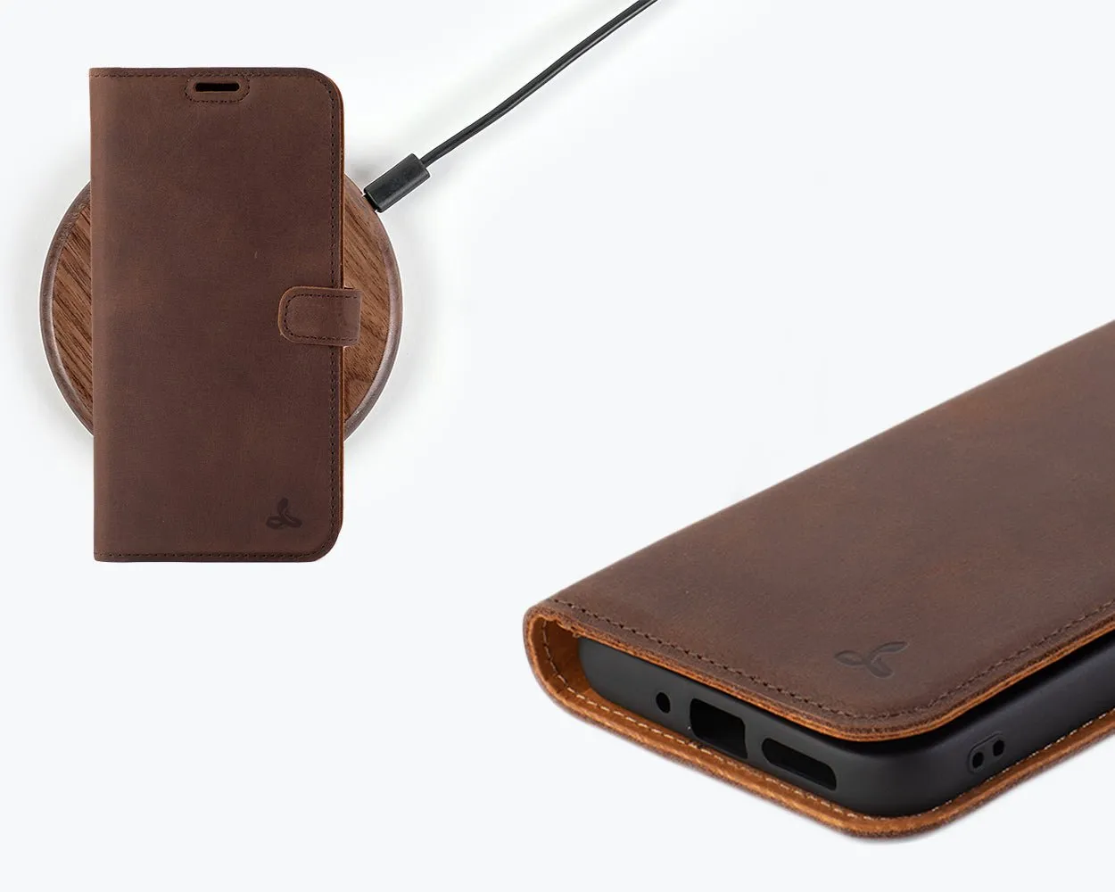 Vintage Leather Wallet - Samsung Galaxy A55