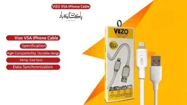 Vizo V5a Fast Iphone Cable | Data Cable | Fast Charging Data Cable For Iphone