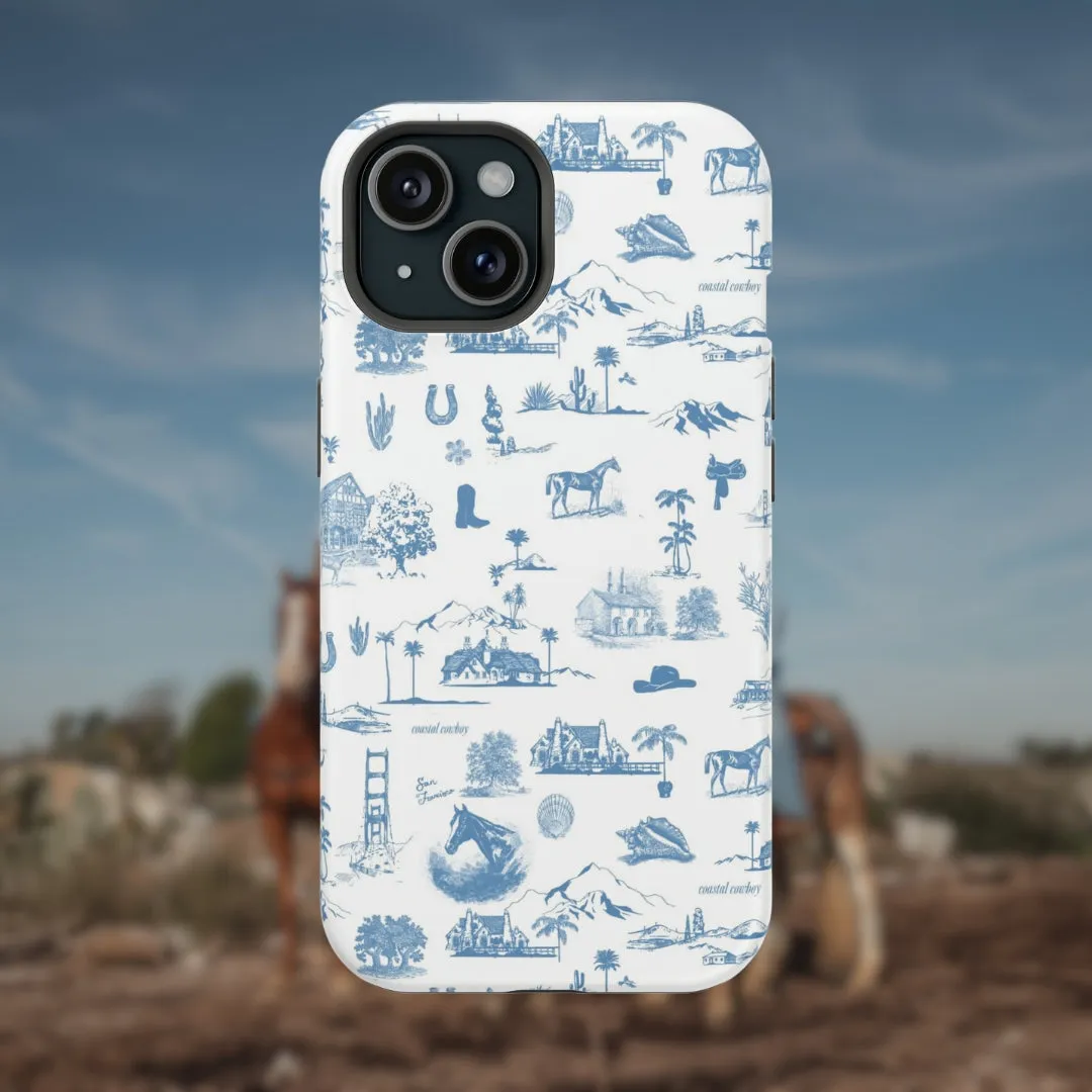 White Toile Phone Case