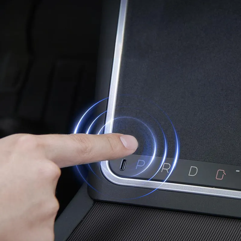 Wireless Charging Smart Button with Ambient Light for Tesla Model 3 Highland