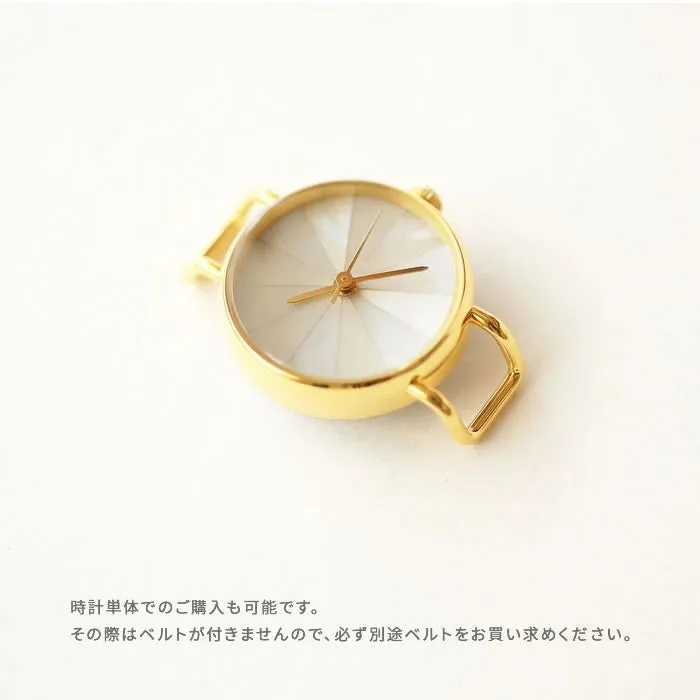 Women's Wristwatch - White South Sea Pearl Shell, Japanese handmade wrist watch