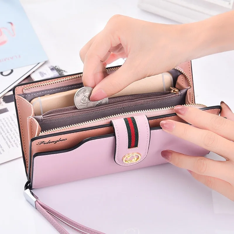 Wristlet Women Wallets Phone Purse Long Hasp Female Purse Women's Wallet Ladies Wallet Purse For Girls Portefeuille Carteira