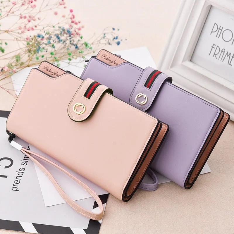 Wristlet Women Wallets Phone Purse Long Hasp Female Purse Women's Wallet Ladies Wallet Purse For Girls Portefeuille Carteira