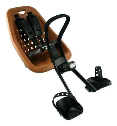 YEPP MINI BROWN FRONT MOUNT BIKE CHILD SEAT FOR AHEAD STEM CYCLES 45% OFF  STAND