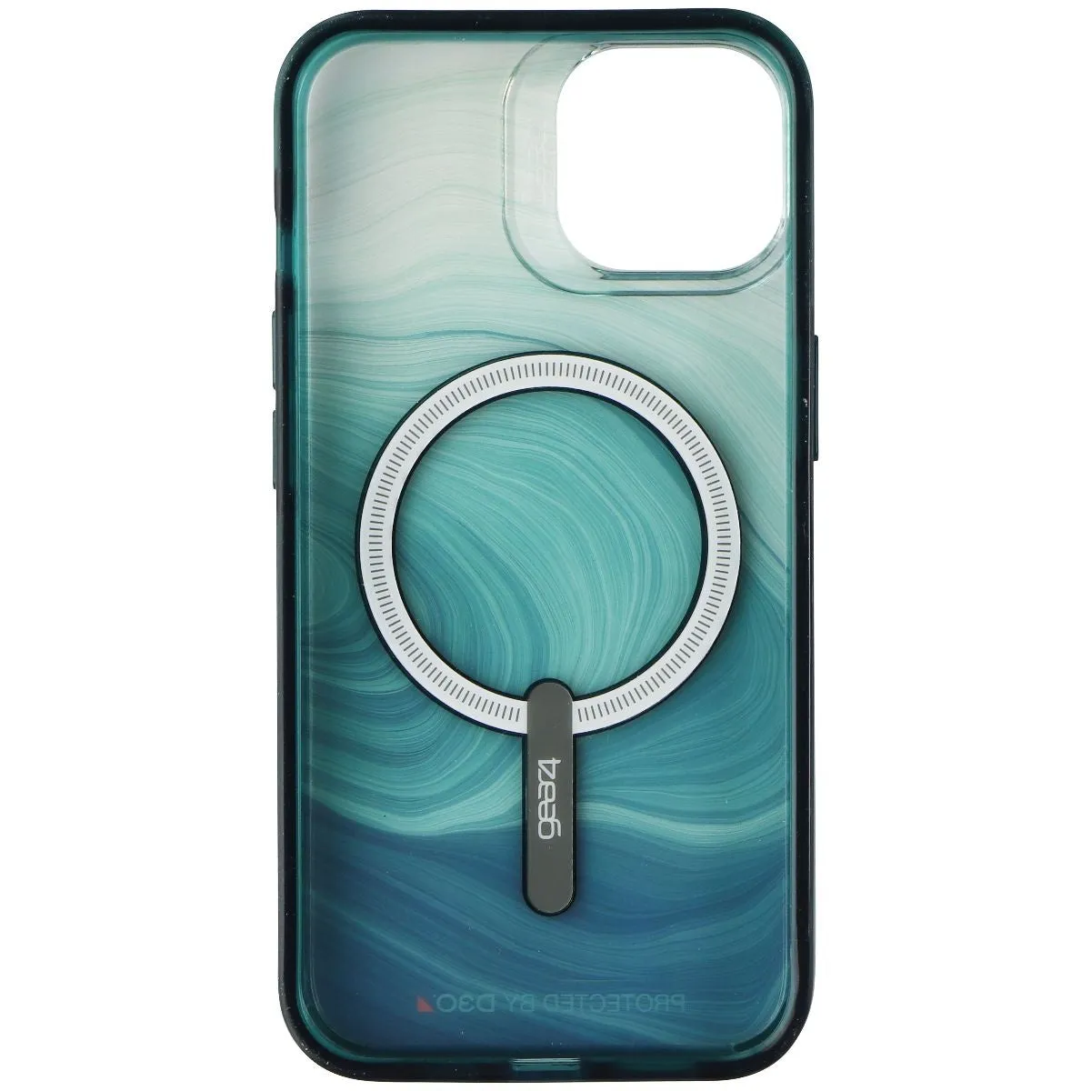 ZAGG Milan Snap Series Case for MagSafe for Apple iPhone 14 - Green Swirl